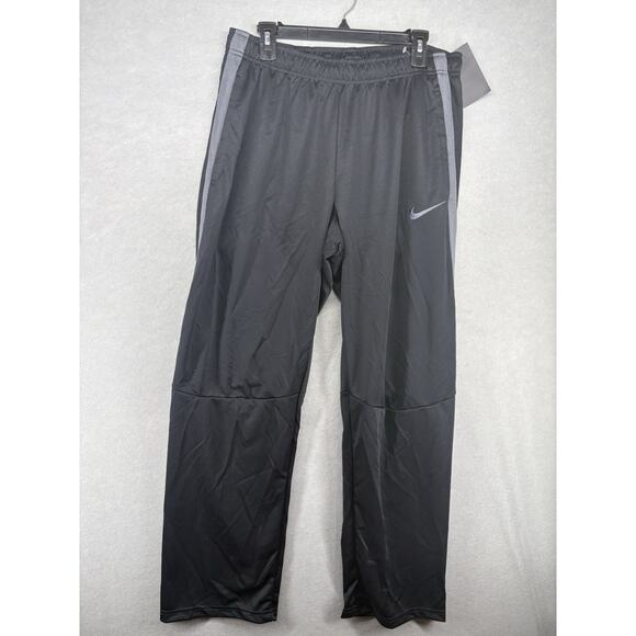 Nike Training Pants Mens Sz XL Fit Athletic Track Classic Black Sport 940241-010 - Picture 1 of 7